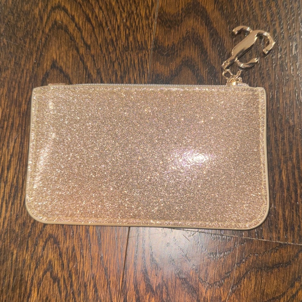 Jimmy Choo perfume  gliter gold coin/ card holder - Picture 2 of 4